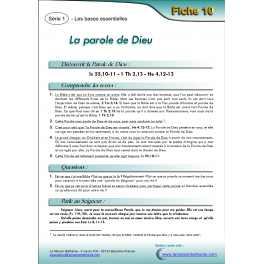 10 - La Parole de Dieu