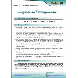 36 - L'urgence de l'évangélisation