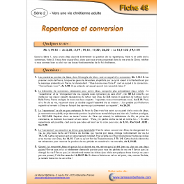 49 - Repentance et conversion