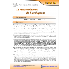 54 - Le renouvellement de l'intelligence