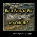 Pierre et Laurence GILISSEN - Que la Parole fasse en moi ce qu'elle dit