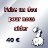 Faire un don de 40 €.