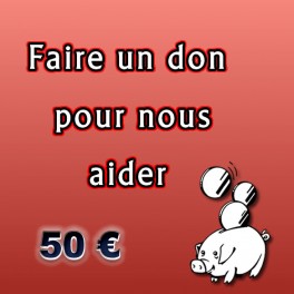 Faire un don de 50 €.